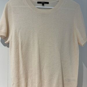 Quince Ivory Cashmere Top